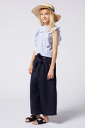 Pants with ribbon