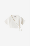 Babystrickjacke aus Bio-Baumwolle