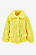Plüschjacke mit Taschen
