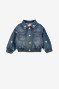 Bestickte Denim-Jacke