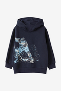 Kapuzensweatshirt Hockeyspieler-Print
