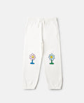 Floral graphic drawstring sweatpants