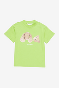 Lime Green T-Shirt with ripped Teddy