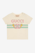 Baby cotton snail print T-shirt