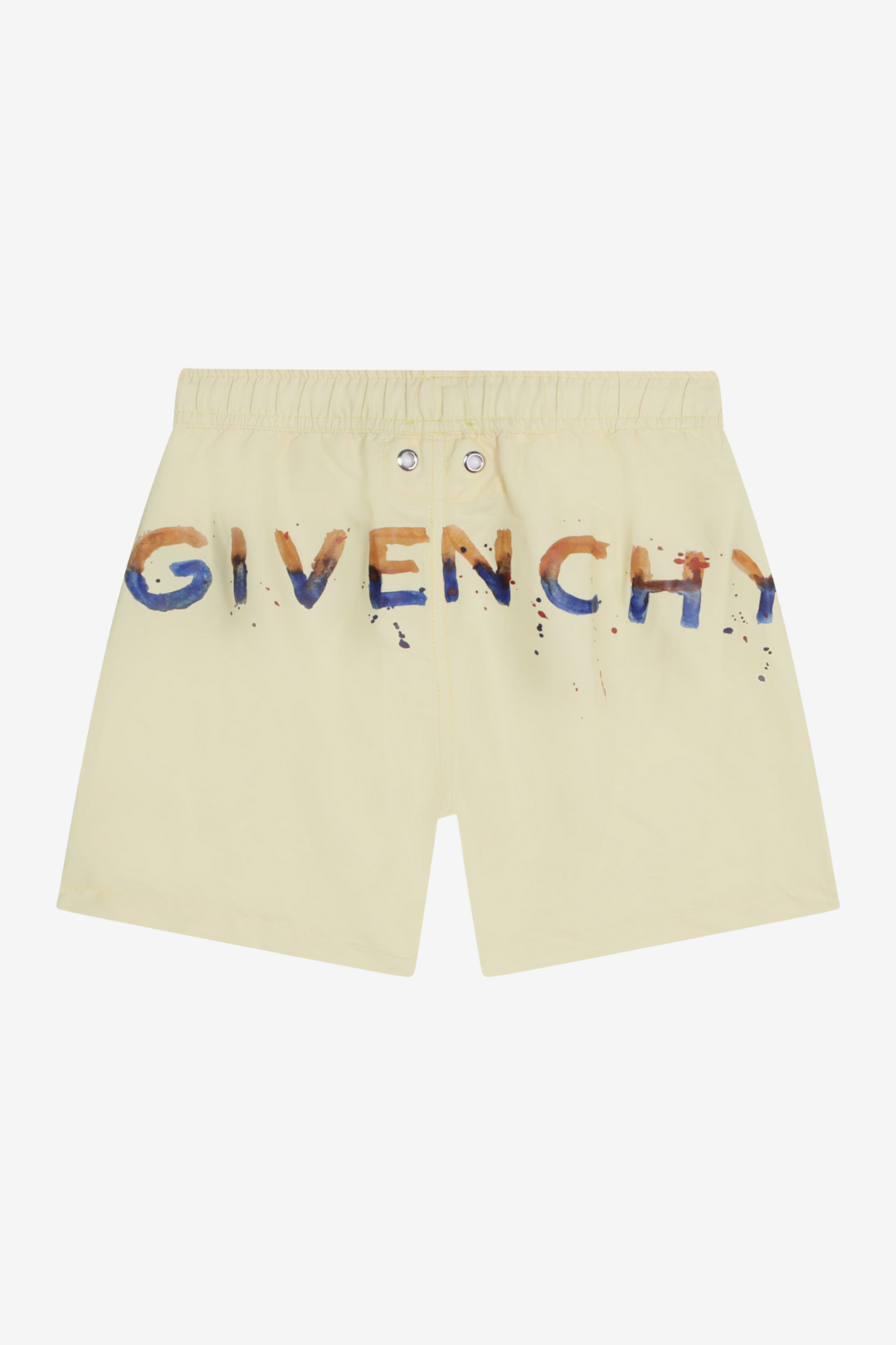 Bath Shorts with Ink Look Logo on Back
