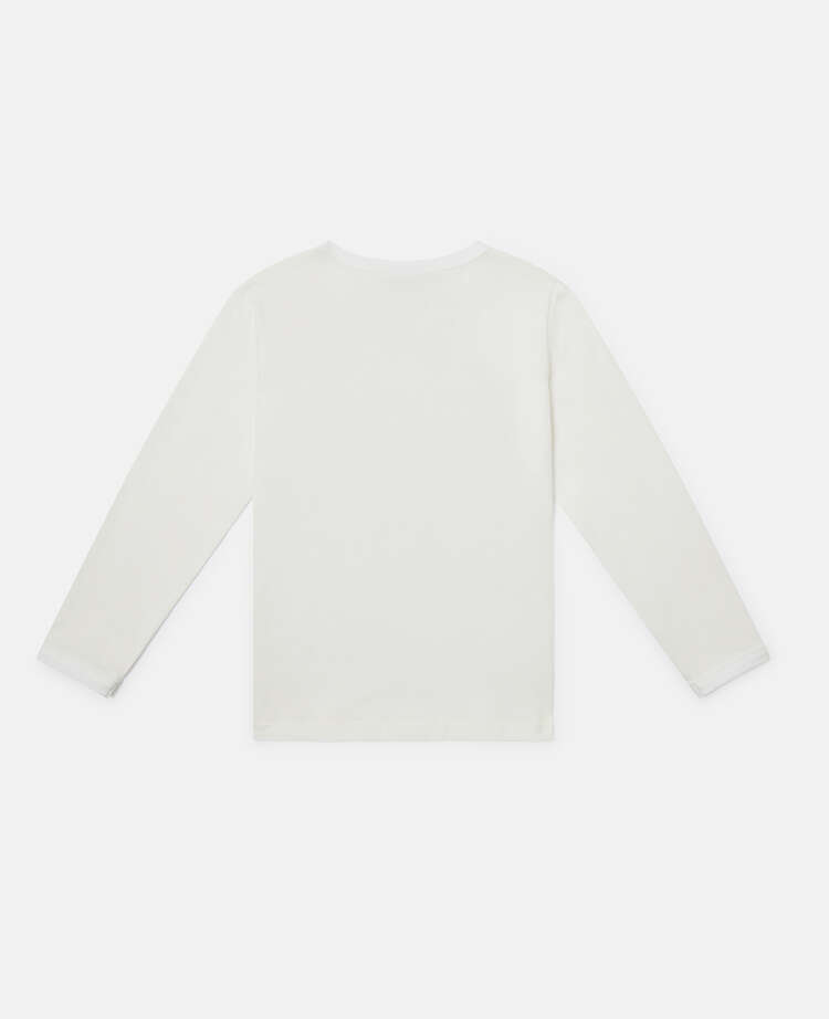 Kids Longsleeve Colorful Logo Graphic