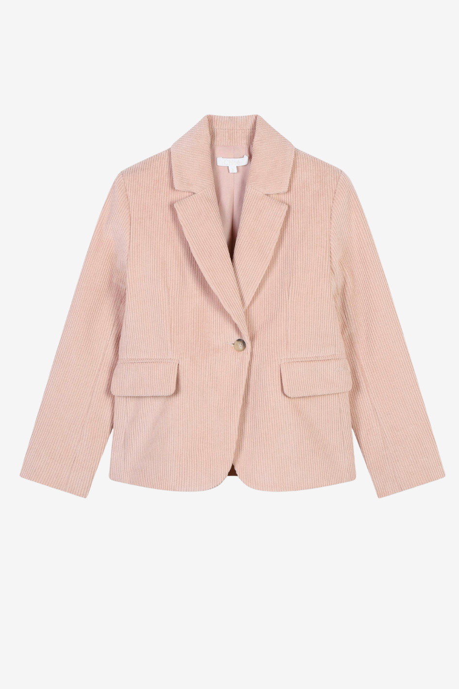 Blazer with baby cord