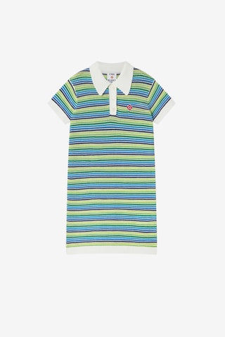 Stripe Short Sleeve Dress