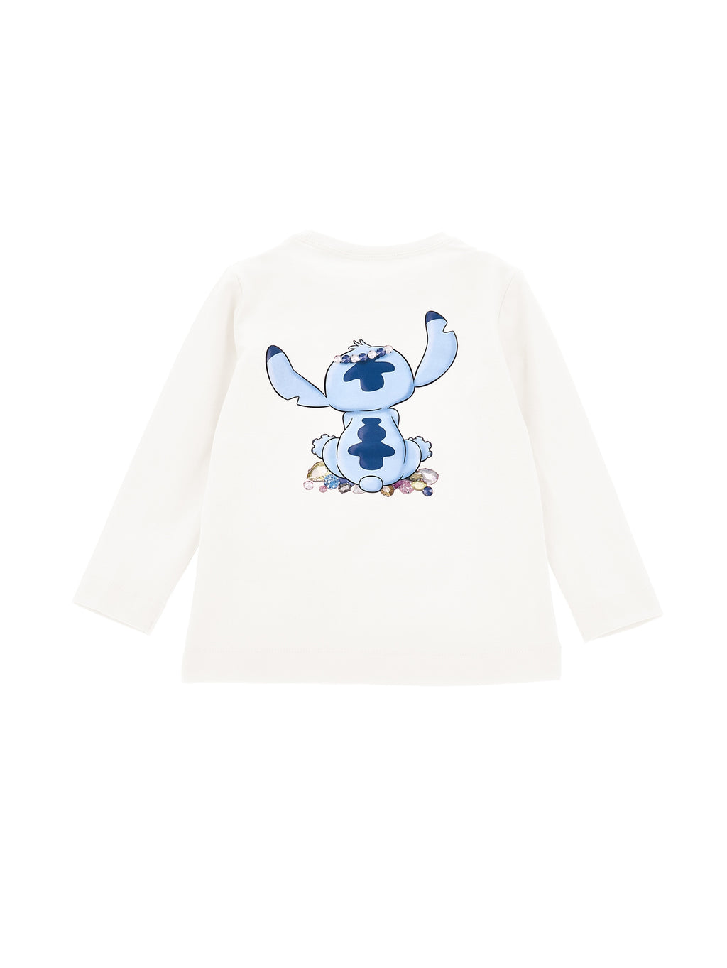 Stitch T-Shirt mit Strasssteinen