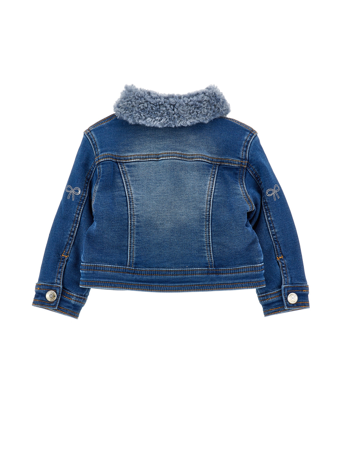 Jeans Jacke mit Strassschleifen
