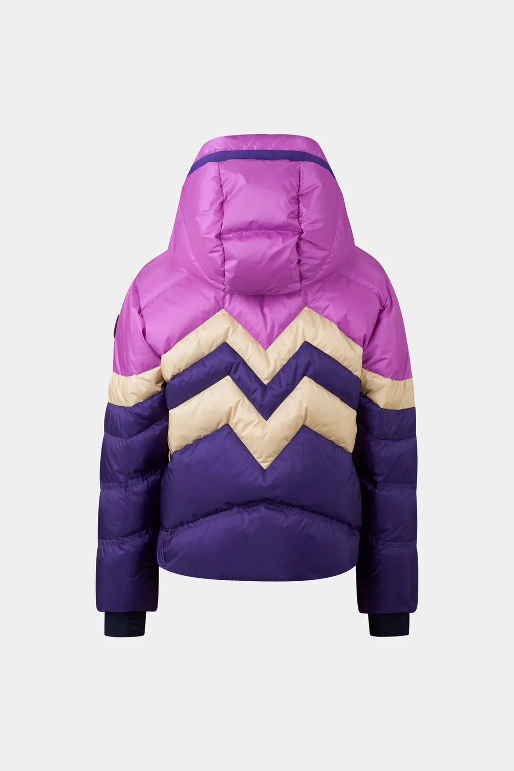 Kids Ski Down Jacket Maddy in Violet/Beige