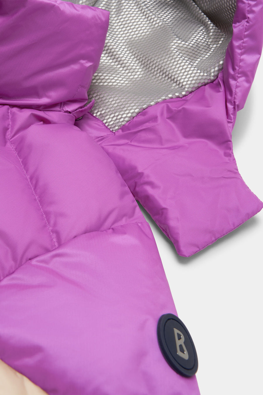 Kids Ski Down Jacket Maddy in Violet/Beige