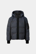 Denim Puffer Ski Jacket