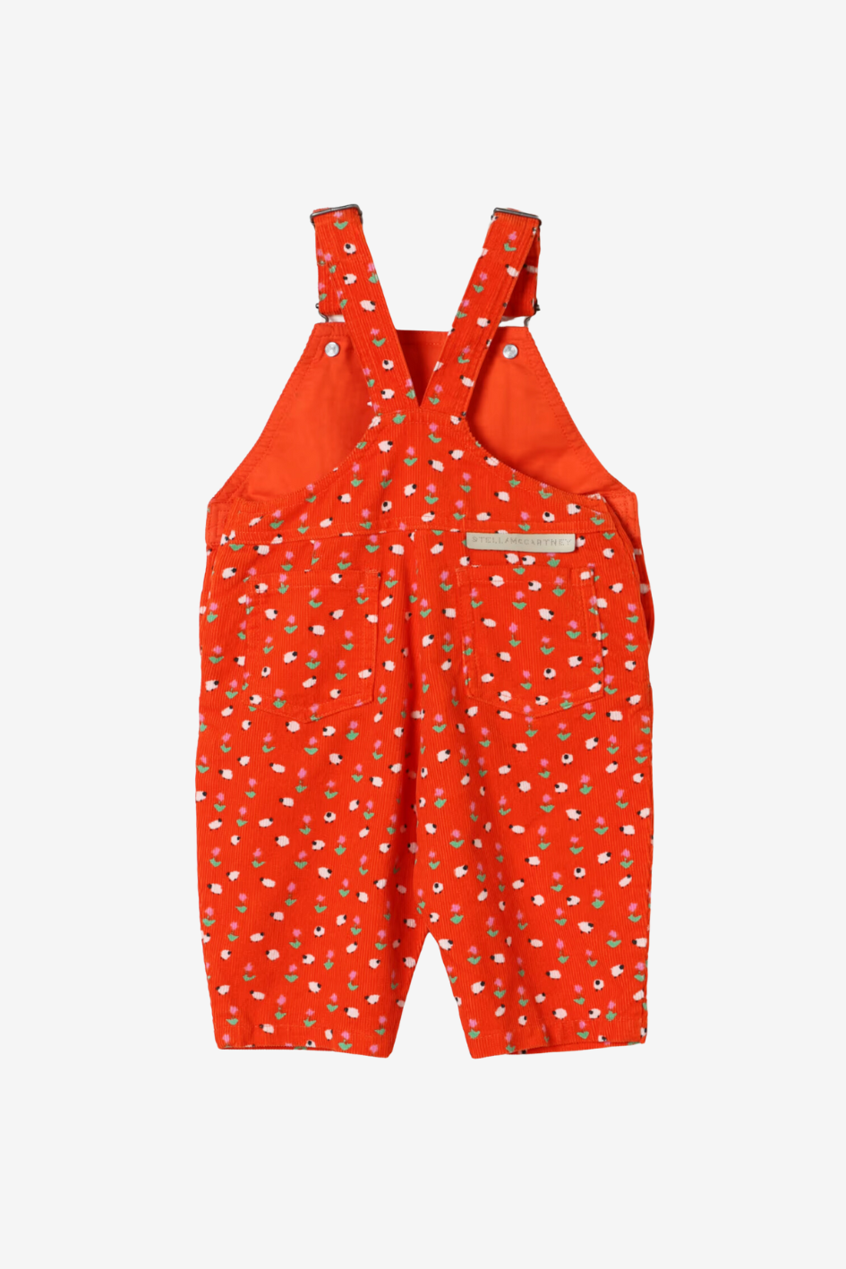 Dungaree with small sheep and flowers