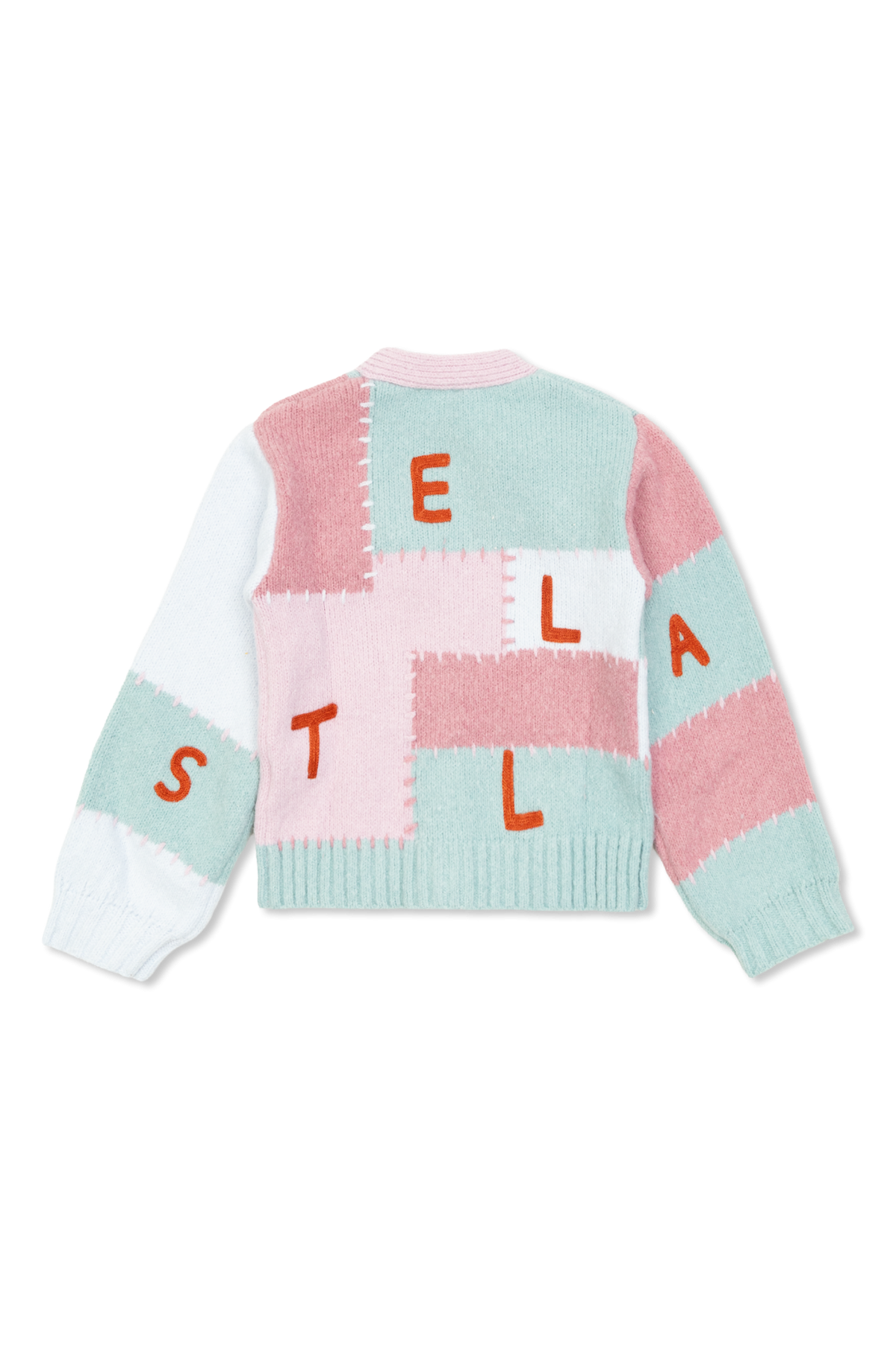Kids Patchwork Knit Cardigan