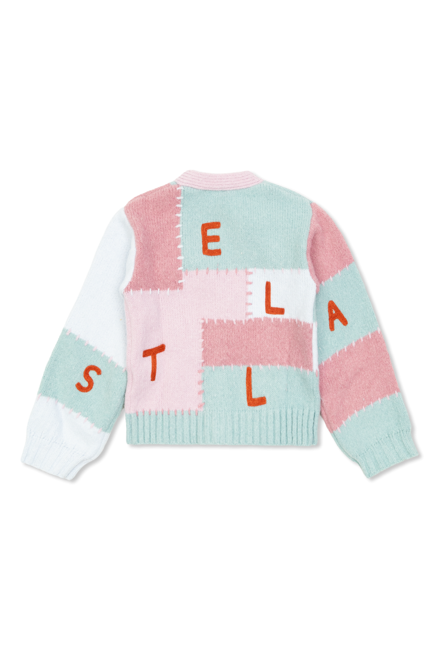 Kids Patchwork Knit Cardigan