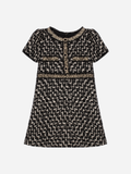 Black tweed dress