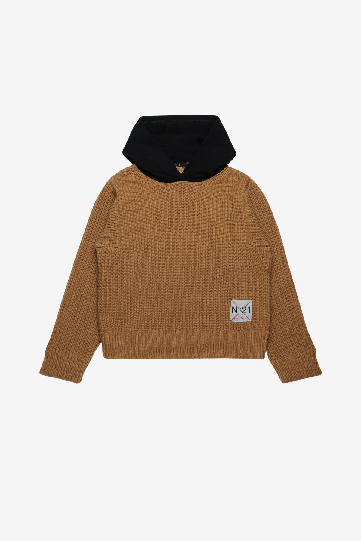 Pullover mit Kontrastkapuze