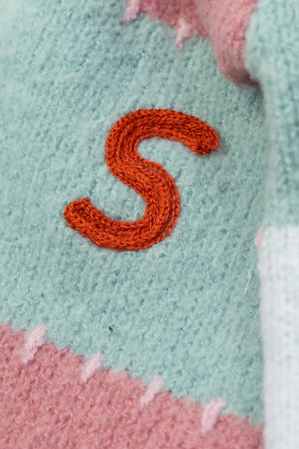 Kids Patchwork Knit Cardigan