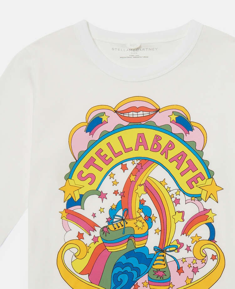 Kids Longsleeve Colorful Logo Graphic