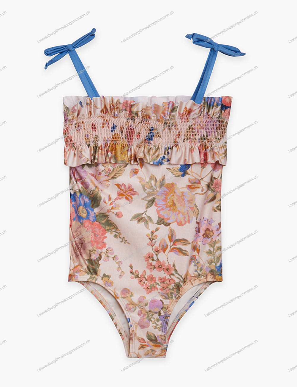 Swimsuit with flowers