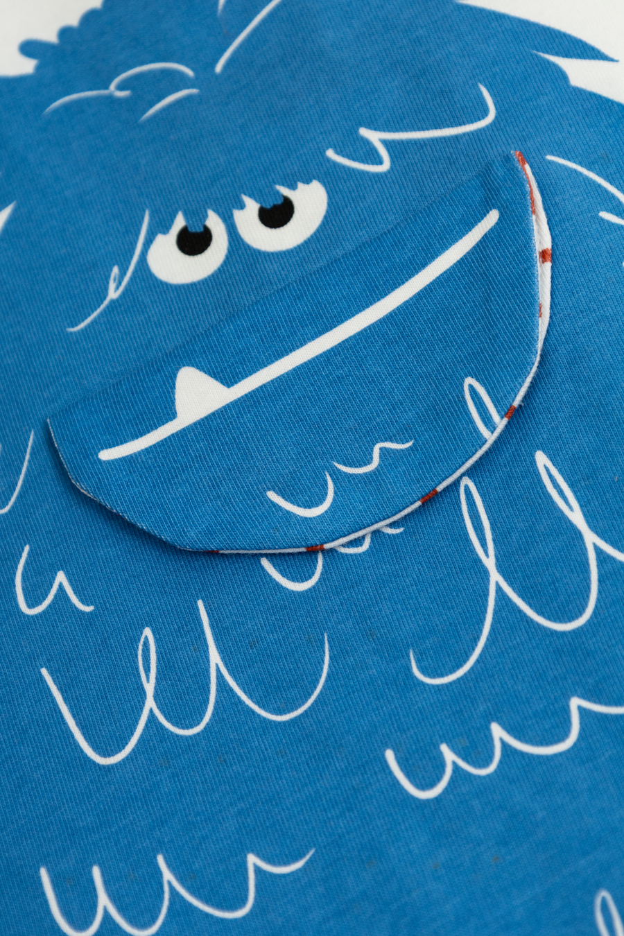 Kids T-Shirt blue Monster Print
