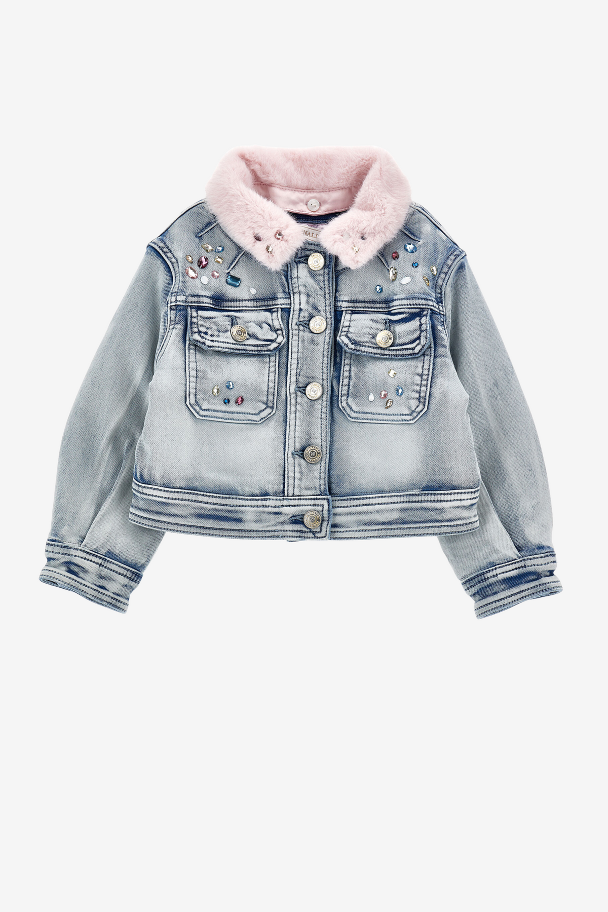 Pelzjacke mit Strass