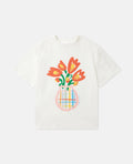 T-Shirt with Floral Bouquet Print