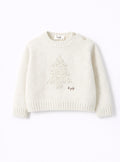 Wool sweater with tree