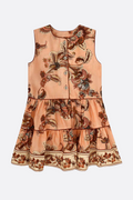 Aster Kids Dress with Contrasting Hem