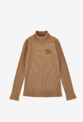 Ribbed Logo-Patch T-Shirt