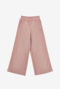 Wide-Leg Logo Plaque Sweatpants