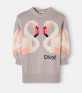 Flamingo Knit Dress