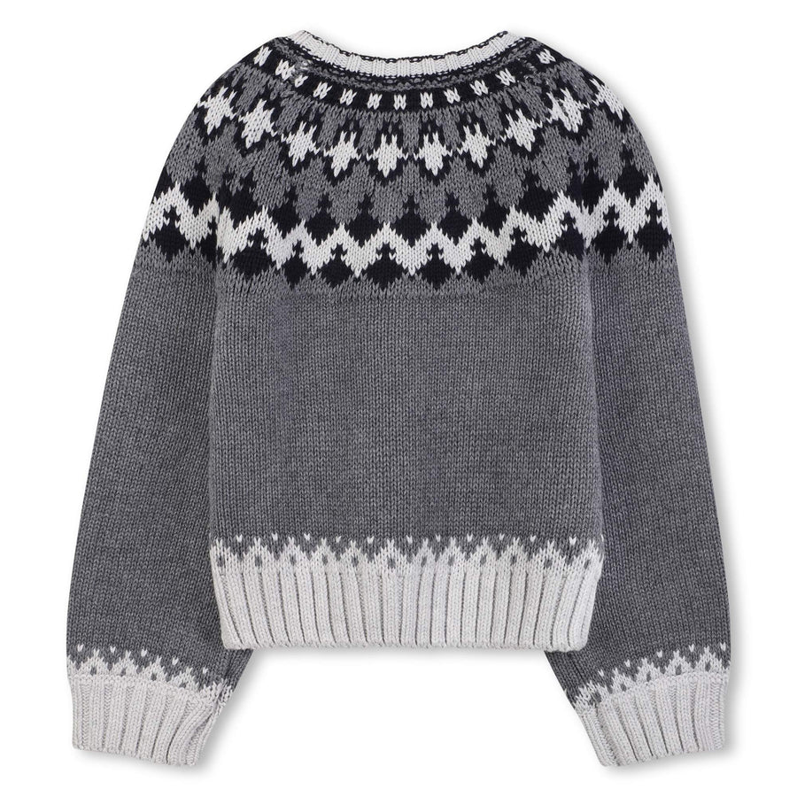Pullover aus Baumwolle und Wolle