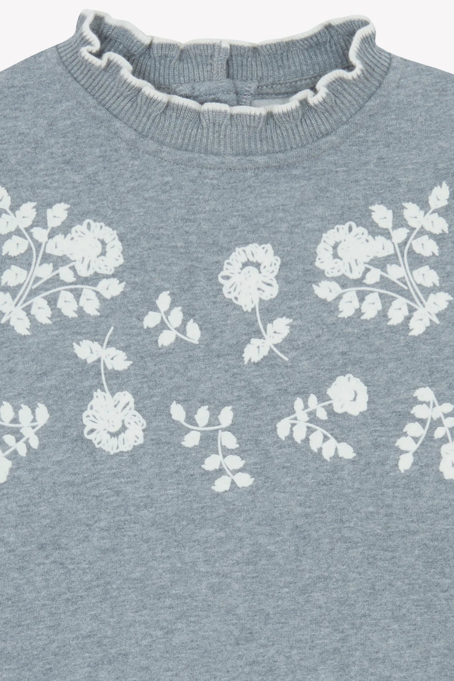 Pullover mit Bestickten Blumen