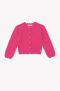 Pointelle Knit Cardigan