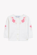 Embroidered Flower Cardigan