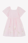 Embroidered Pink Dress
