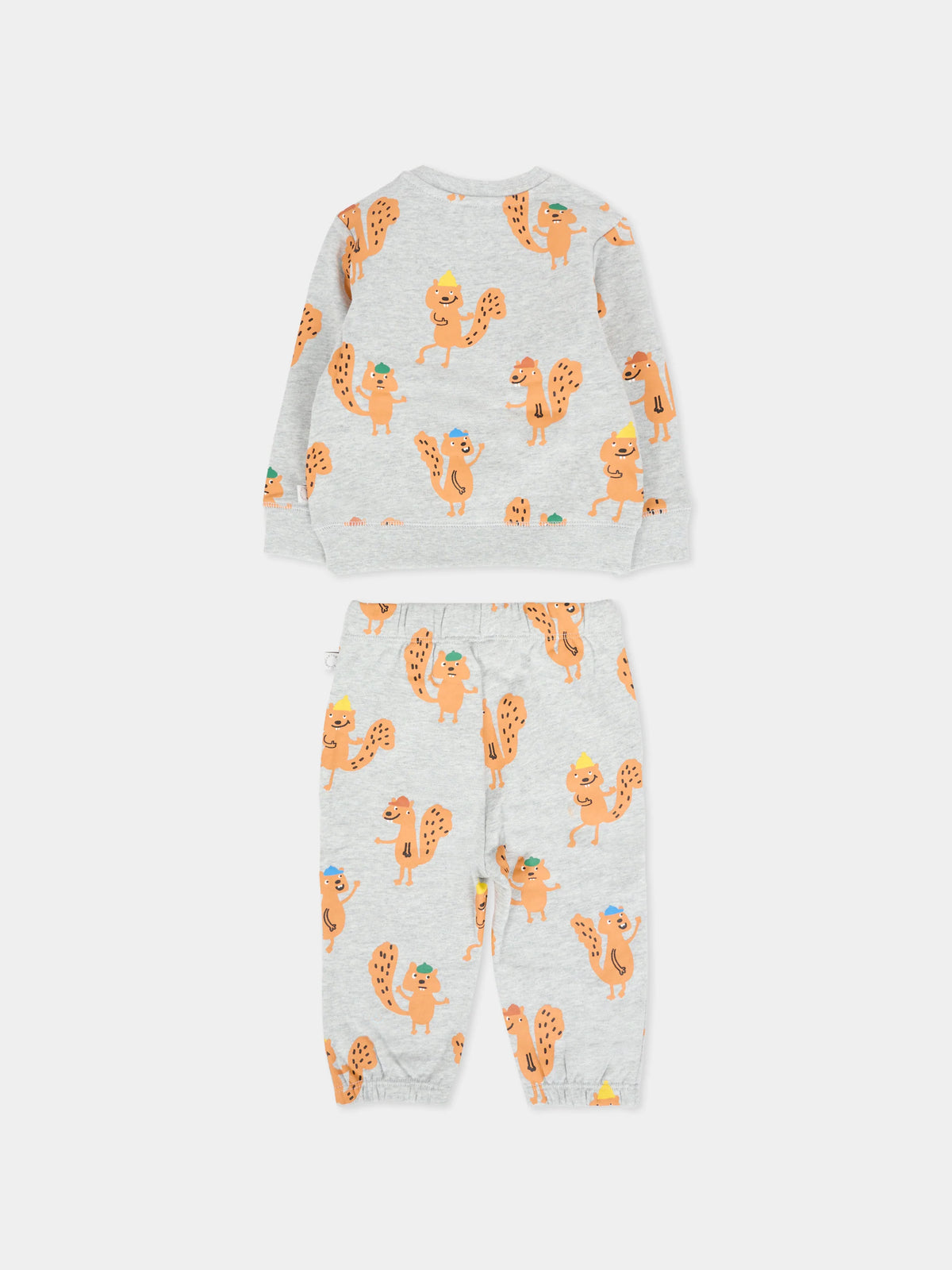 Kids Tracksuit Grey with Animal Print