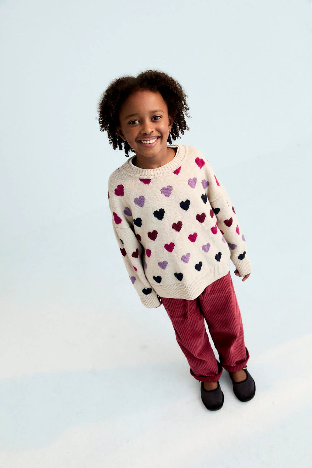 Recycled Cashmere & Wool Knit Sweater
