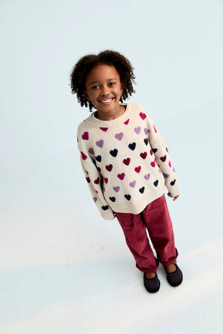 Recycled Cashmere & Wool Knit Sweater