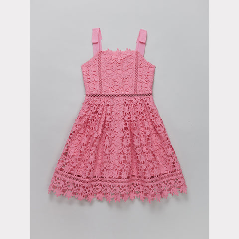 Pink Azaelea Lace Dress