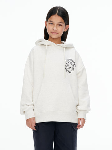 Swirly Print Hoodie