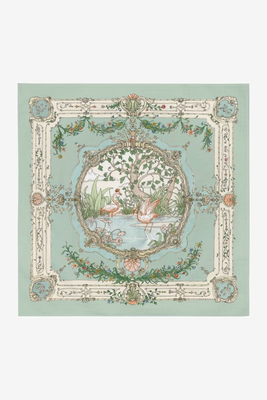 Carré - Tapestry Green