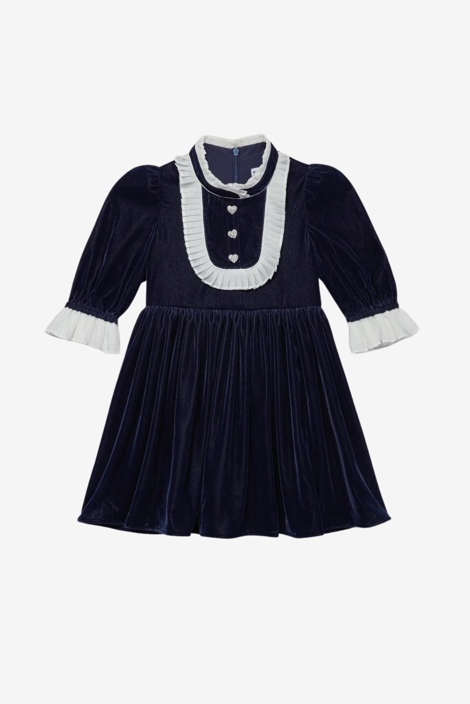 Navy Velvet Mini Dress