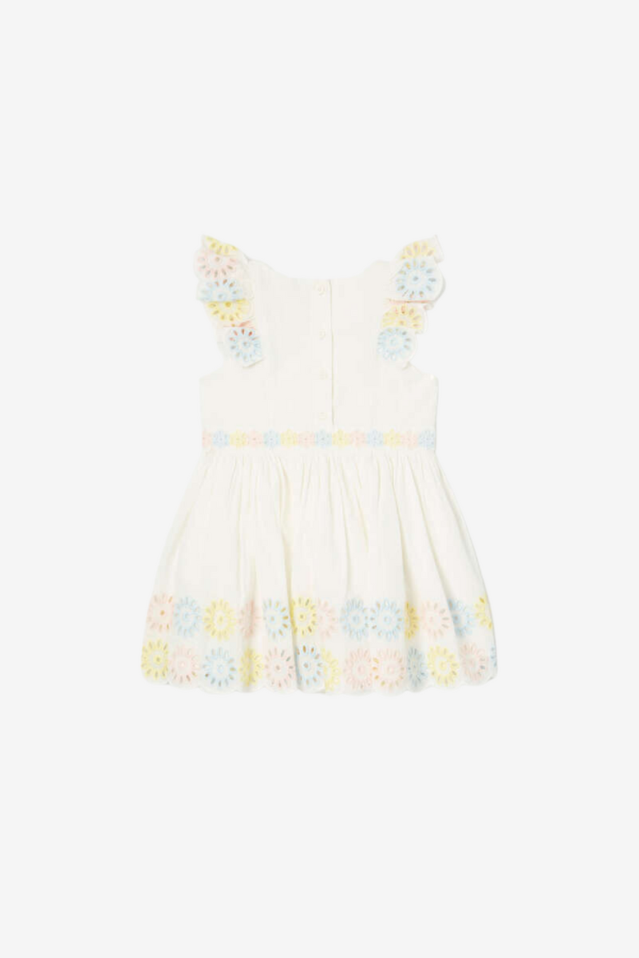 Pastel Flower Crochet Dress