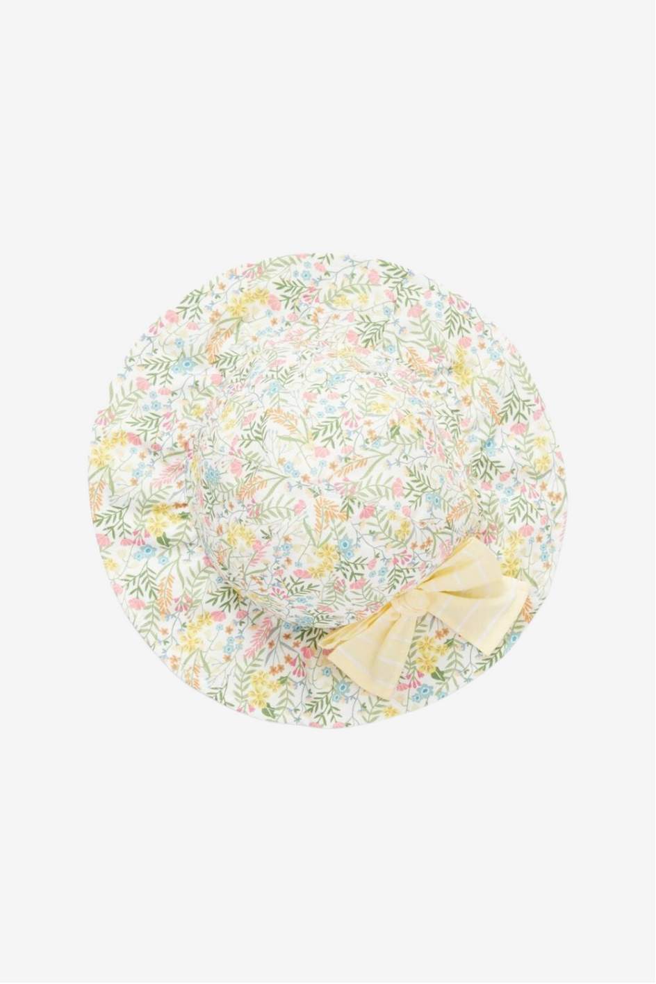 Mütze aus Baumwolle mit Blumenaufdruck