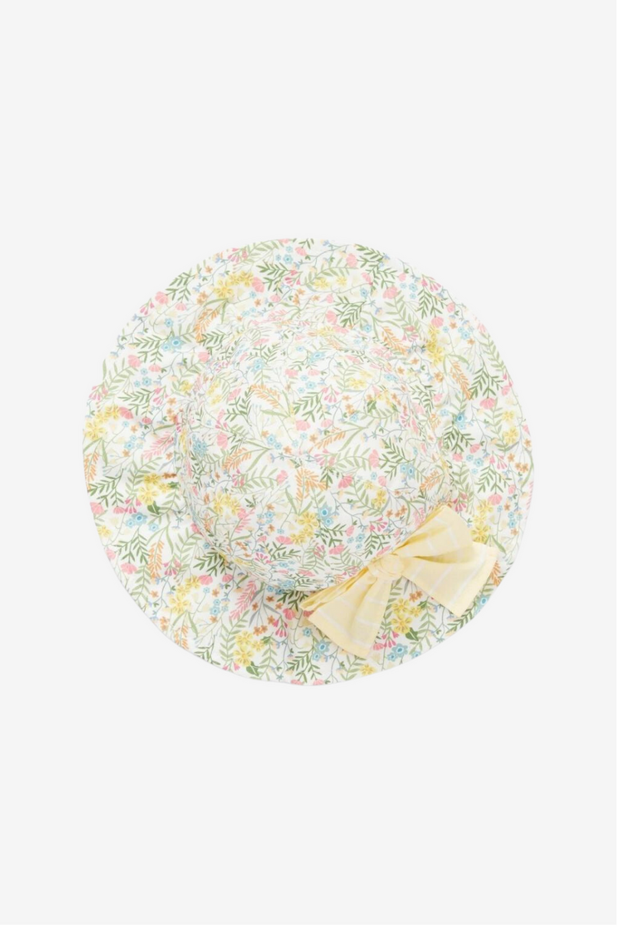 Mütze aus Baumwolle mit Blumenaufdruck