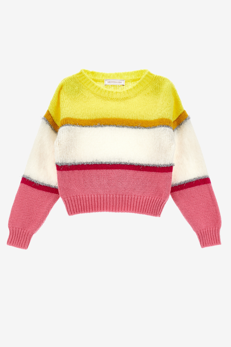 Gestreifter Maxi-Pullover