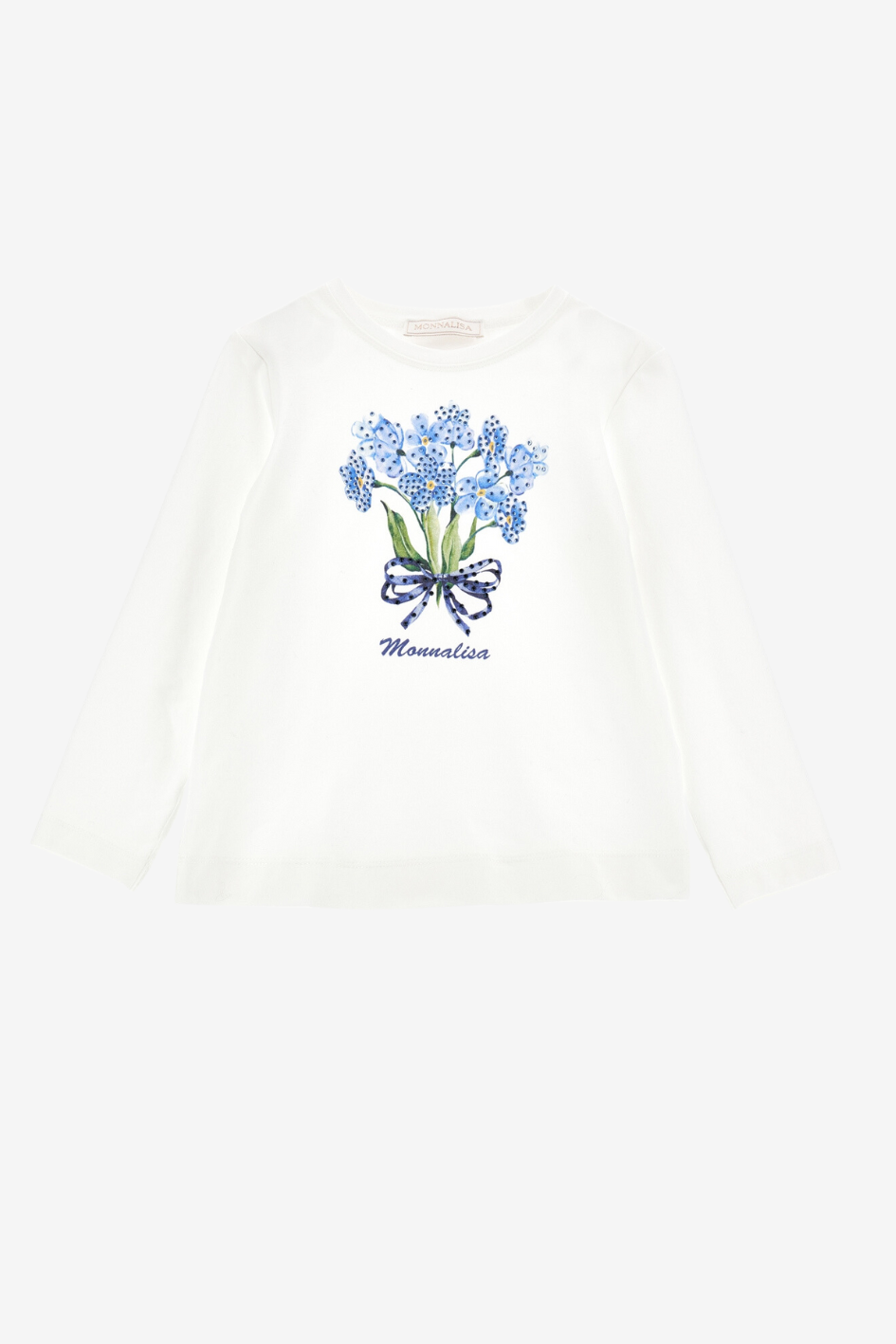 Jersey-T-Shirt mit Blumendruck